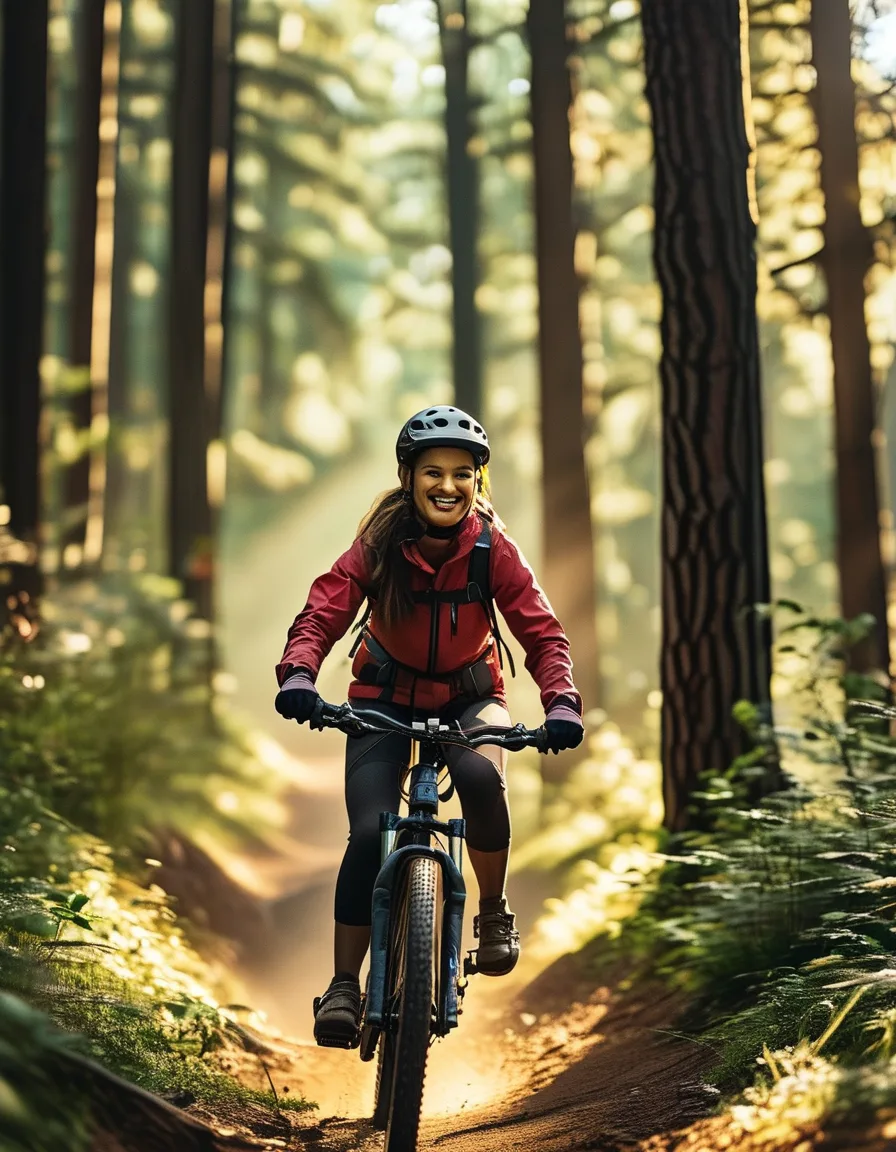 Her Mountain Bike: Dirt Trails, Big Grins
